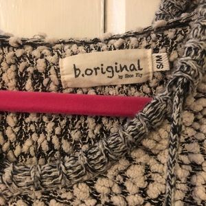 Black and white popcorn hoodie